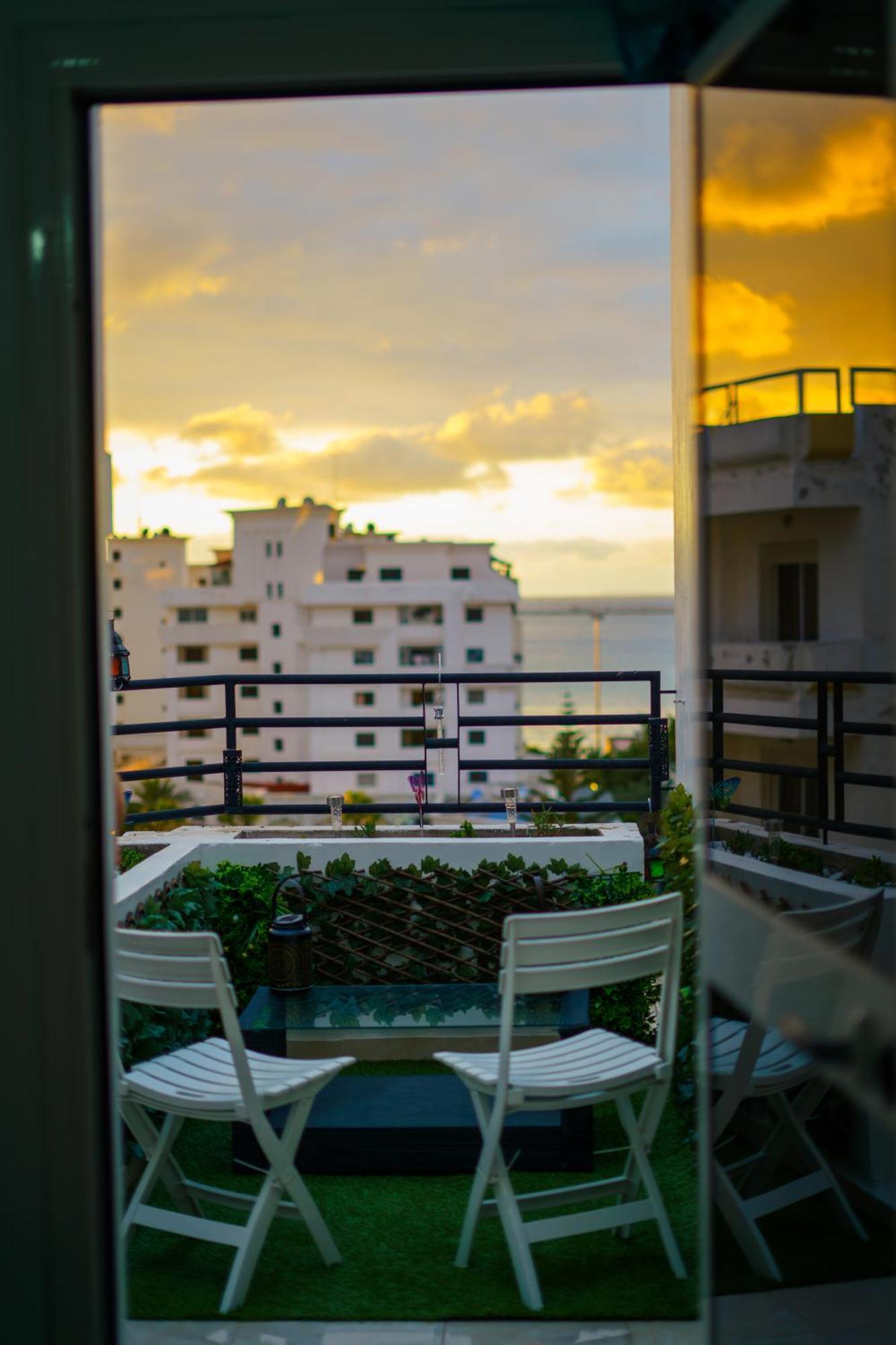 Bright Apartment With Sea View, Few Steps Away From The Tgv แทนเจียร์ ภายนอก รูปภาพ