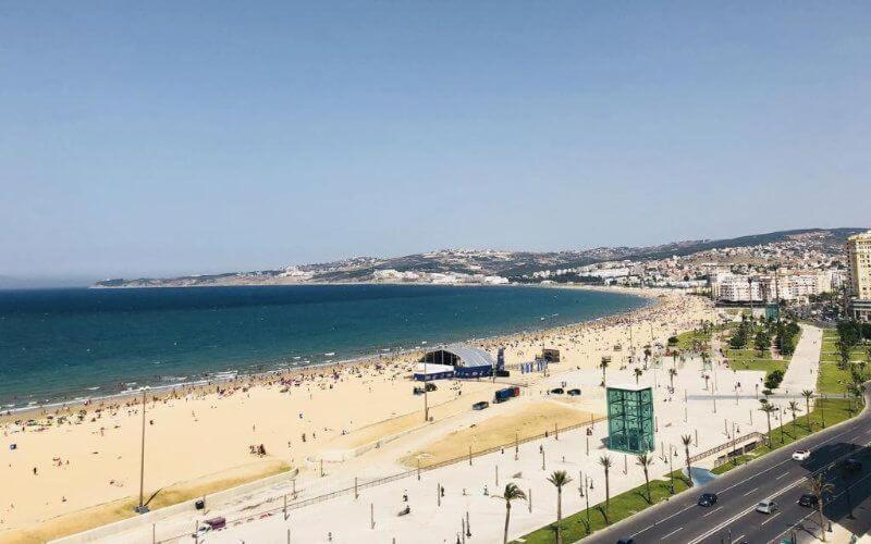 Bright Apartment With Sea View, Few Steps Away From The Tgv แทนเจียร์ ภายนอก รูปภาพ